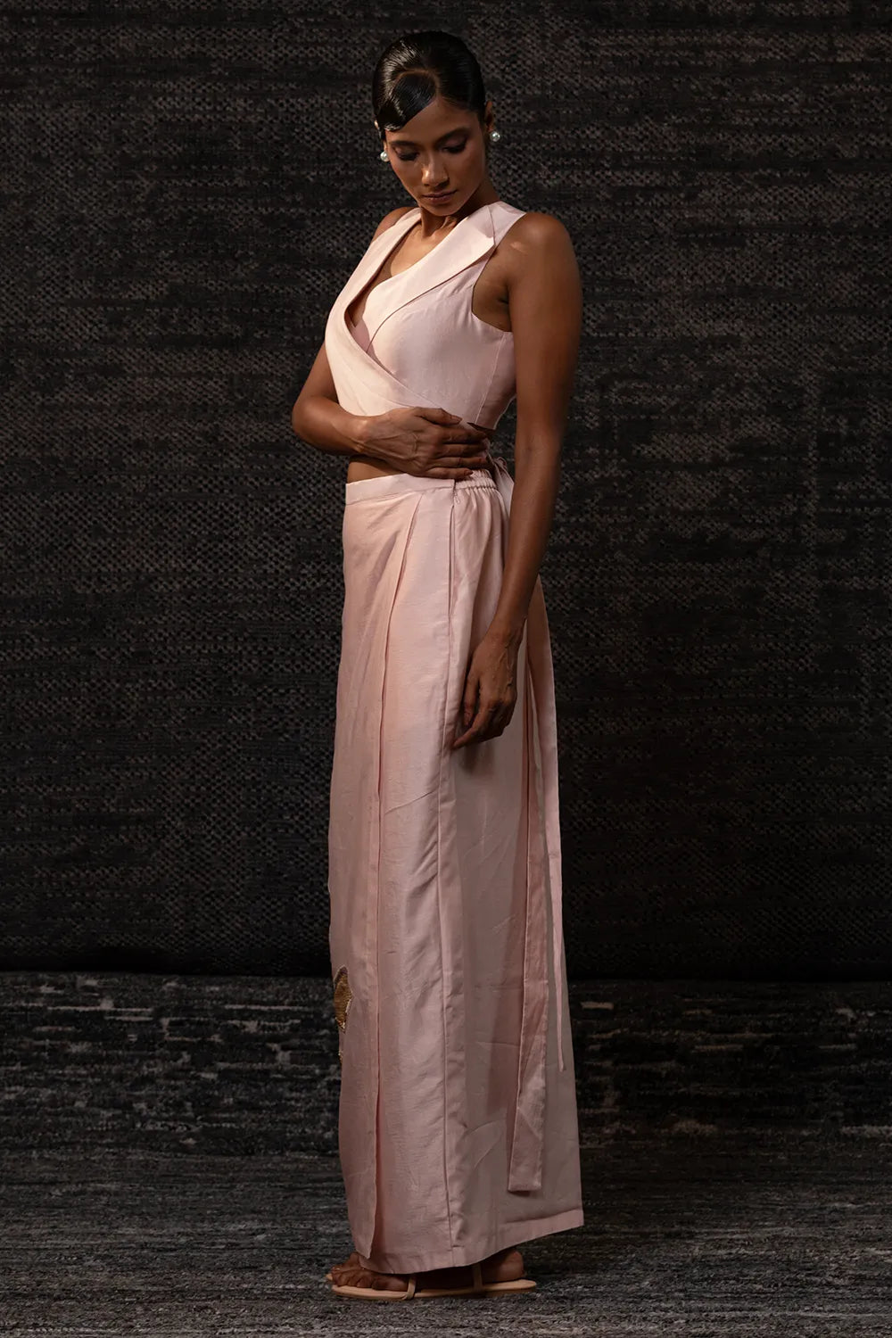 Gulnaar Blush Skirt Set