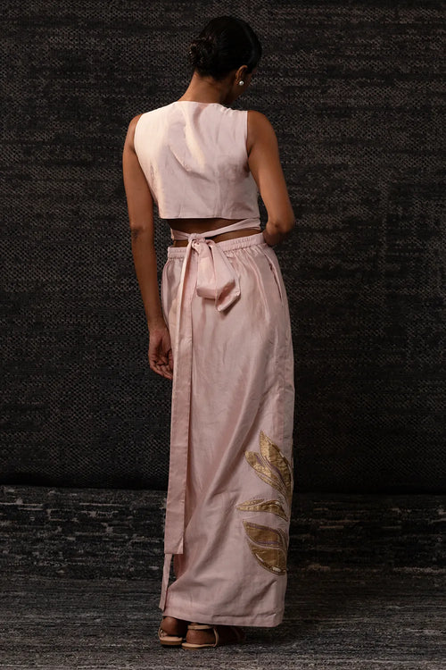 Gulnaar Blush Skirt Set