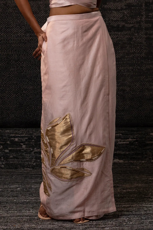 Gulnaar Blush Skirt Set