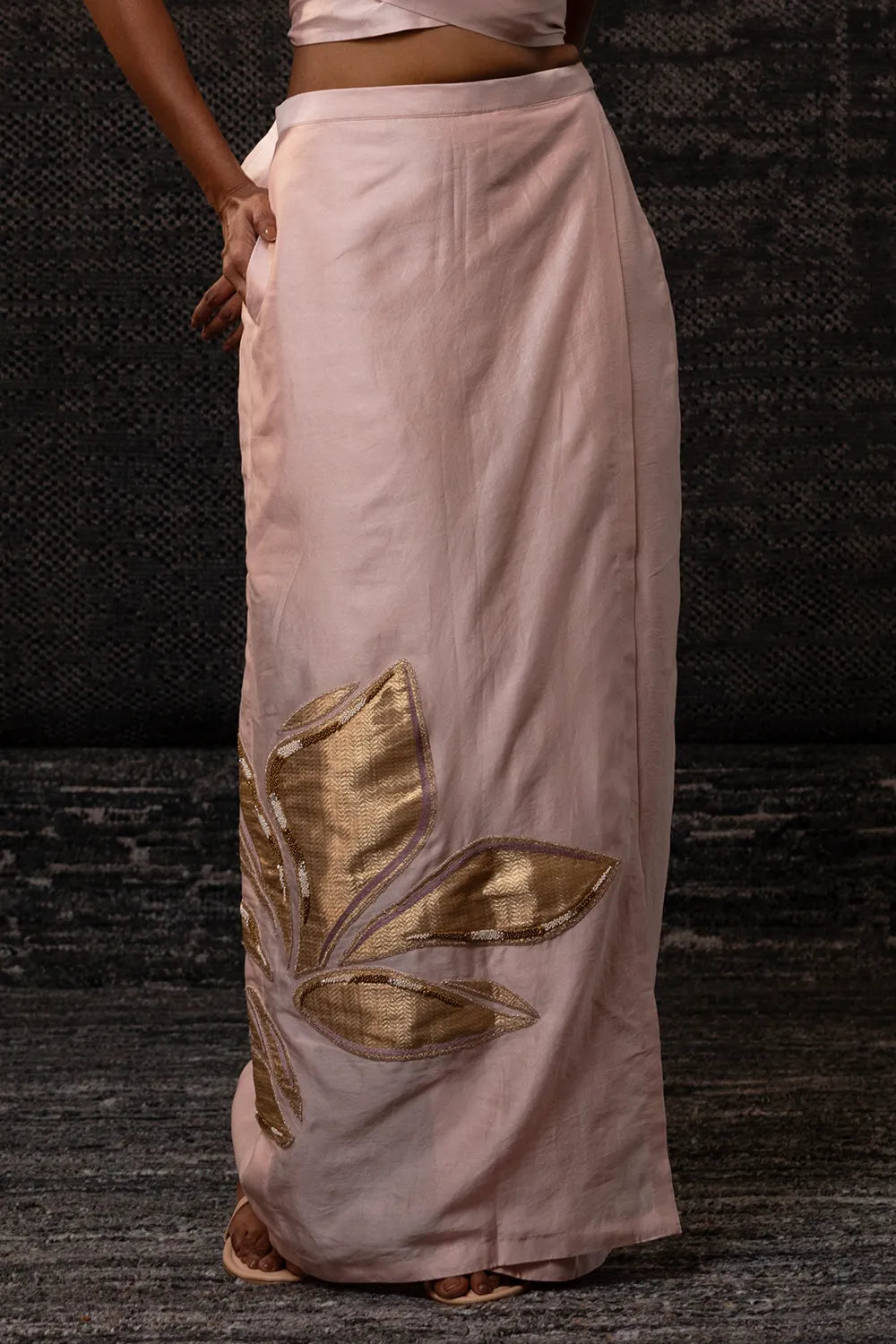 Gulnaar Blush Skirt Set