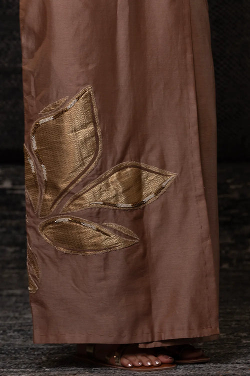 Gulnaar Rosewood Skirt Set