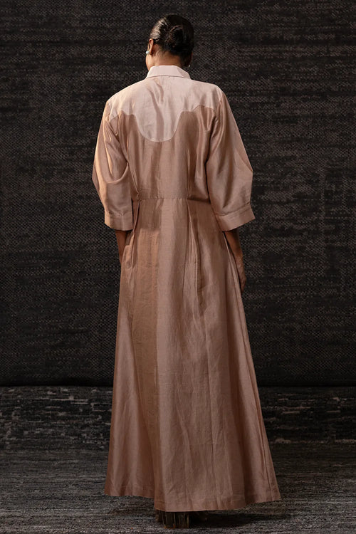 Gulnaar Rosewood Yolk Dress