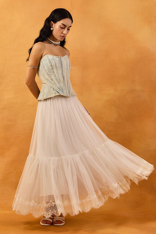 Koryn Corset Top And Skirt Set