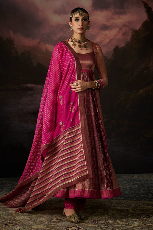 Haniya Shades Of Pink Dupatta