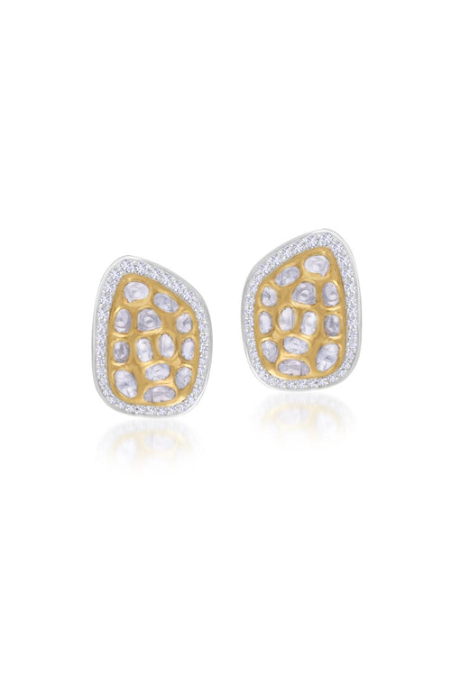 Uncut Diamond Studs