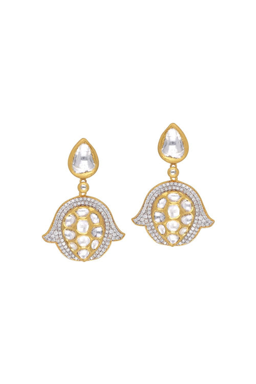 Uncut Diamond Earrings
