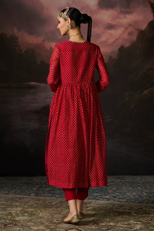 Hind Deep Red Kurta Set