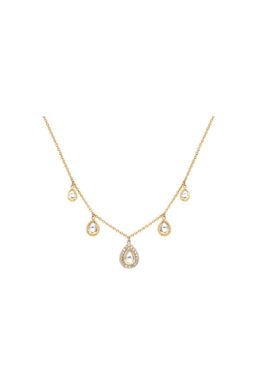 Delicate Uncut Diamond Necklace