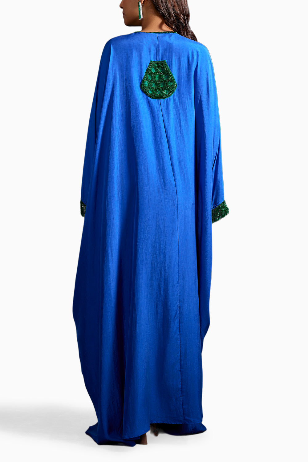 Blue Fareeha Embellished Kaftan