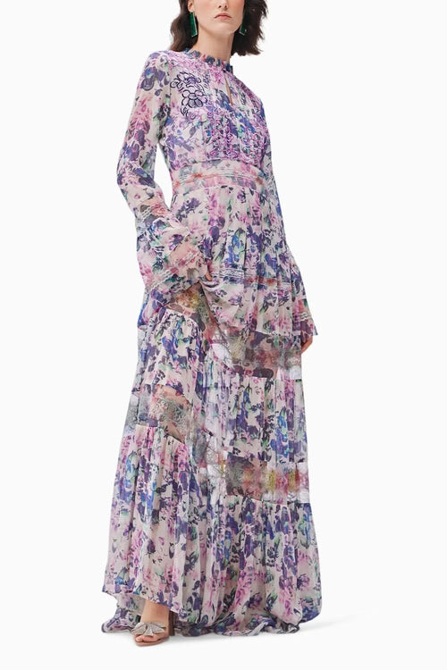 Chiara Purple Maxi Dress