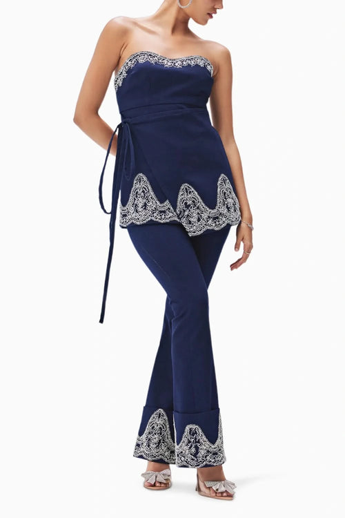 Tamara Dark Wash Denim Co-ord Set