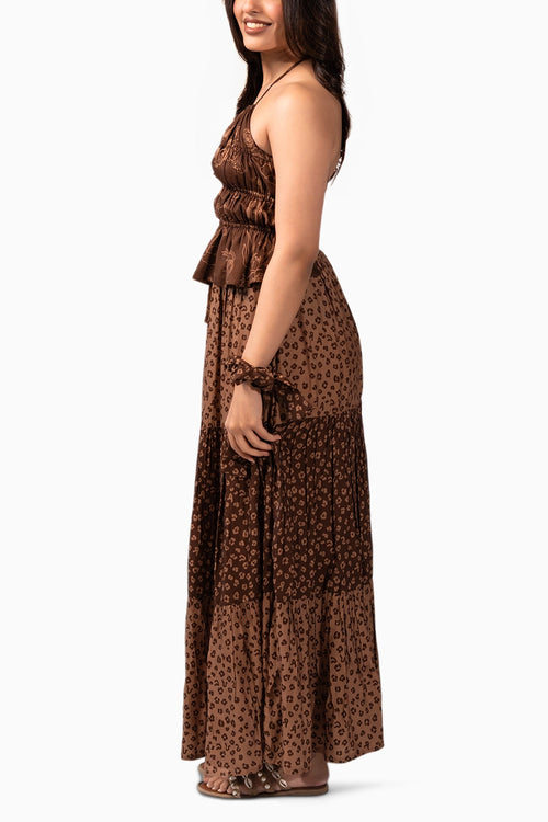Safari Top And Skirt Set
