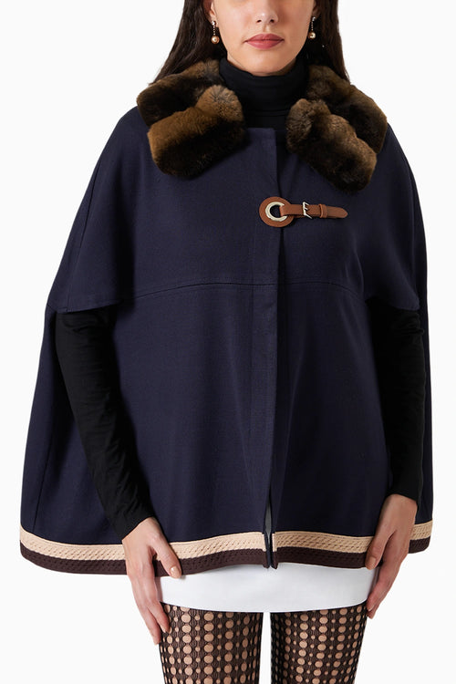 Kelly Navy Blue Cape