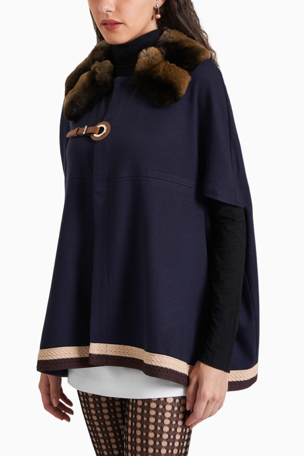 Kelly Navy Blue Cape