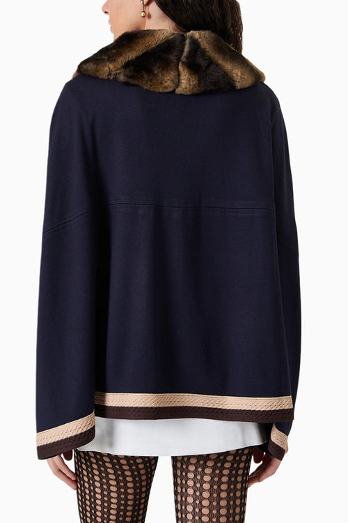 Kelly Navy Blue Cape