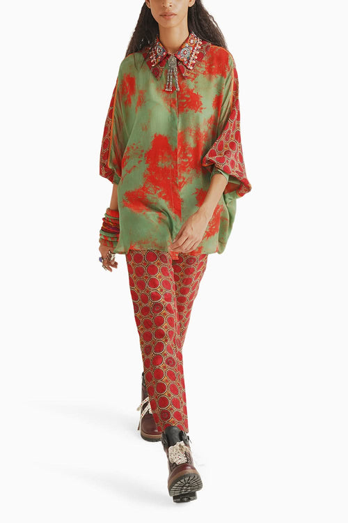 Hara Mandal Shirt with Vipasa Trouser Set