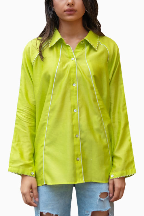 Lime Green Harper Shirt