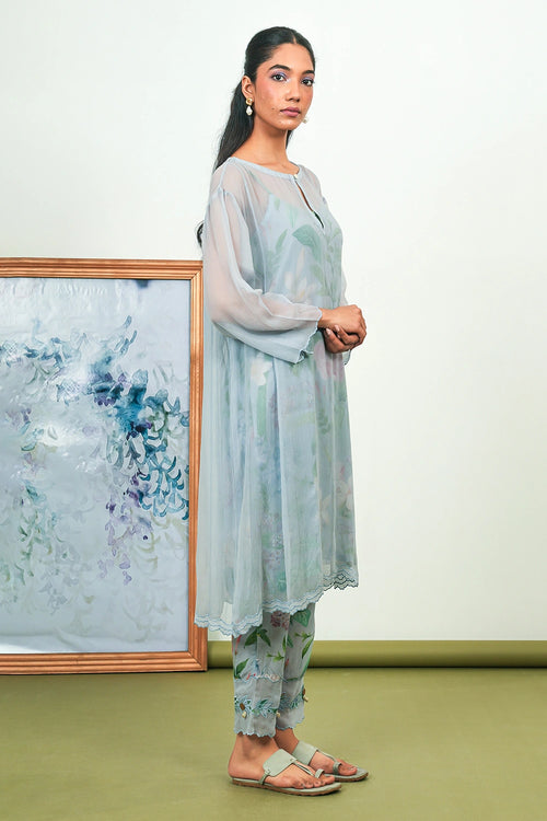 Holly Chiffon Phiran Set