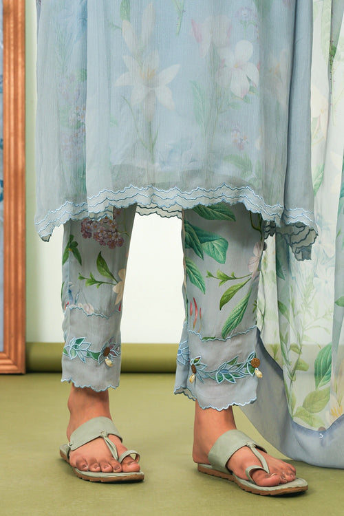 Holly Chiffon Phiran Set
