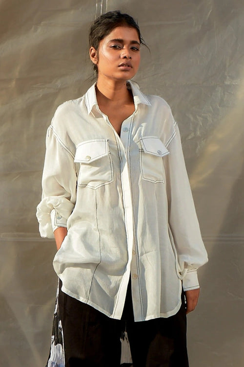 Marble Accordion Shirt