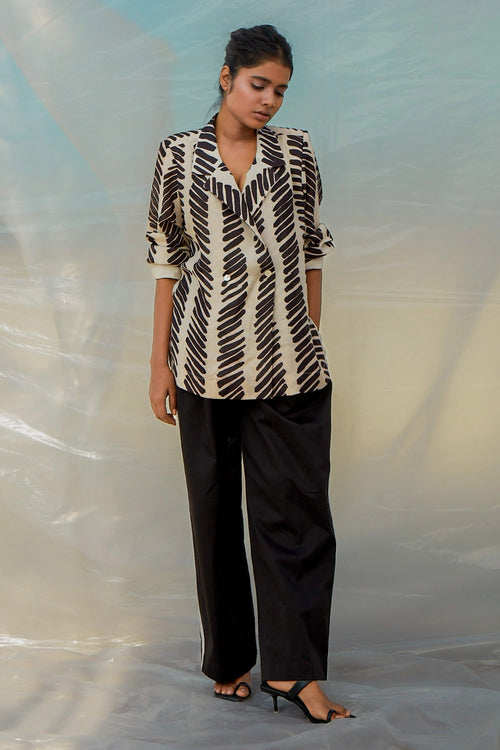 Mono Stroke Jacket Set