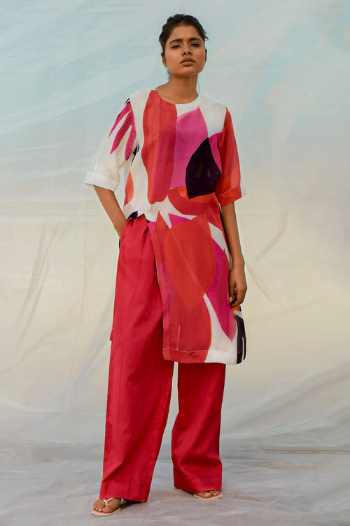 Glass Side Slit Top