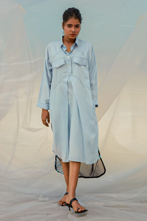 Sky Windowleaf Dress