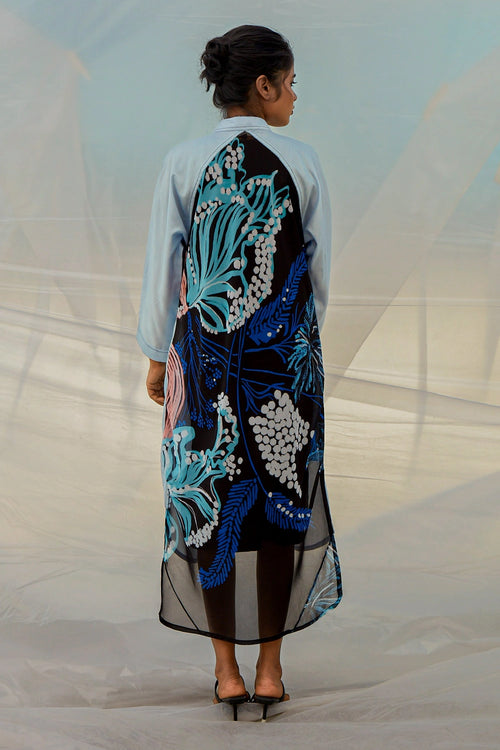 Sky Windowleaf Dress