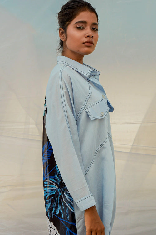 Sky Windowleaf Dress