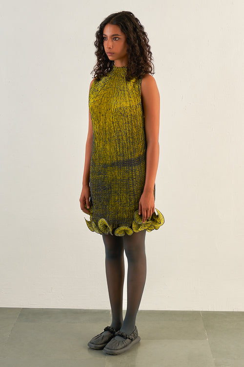 Lime Grey Float Dress