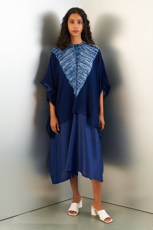 Navy Icicle Kaftan