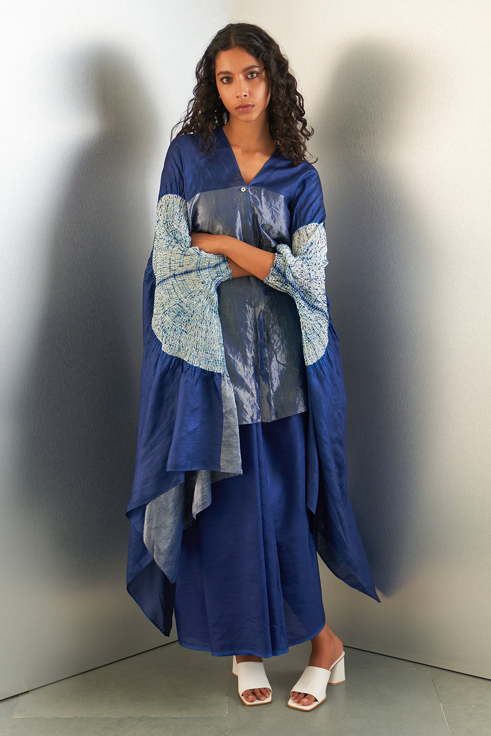 Navy Cape Shirt