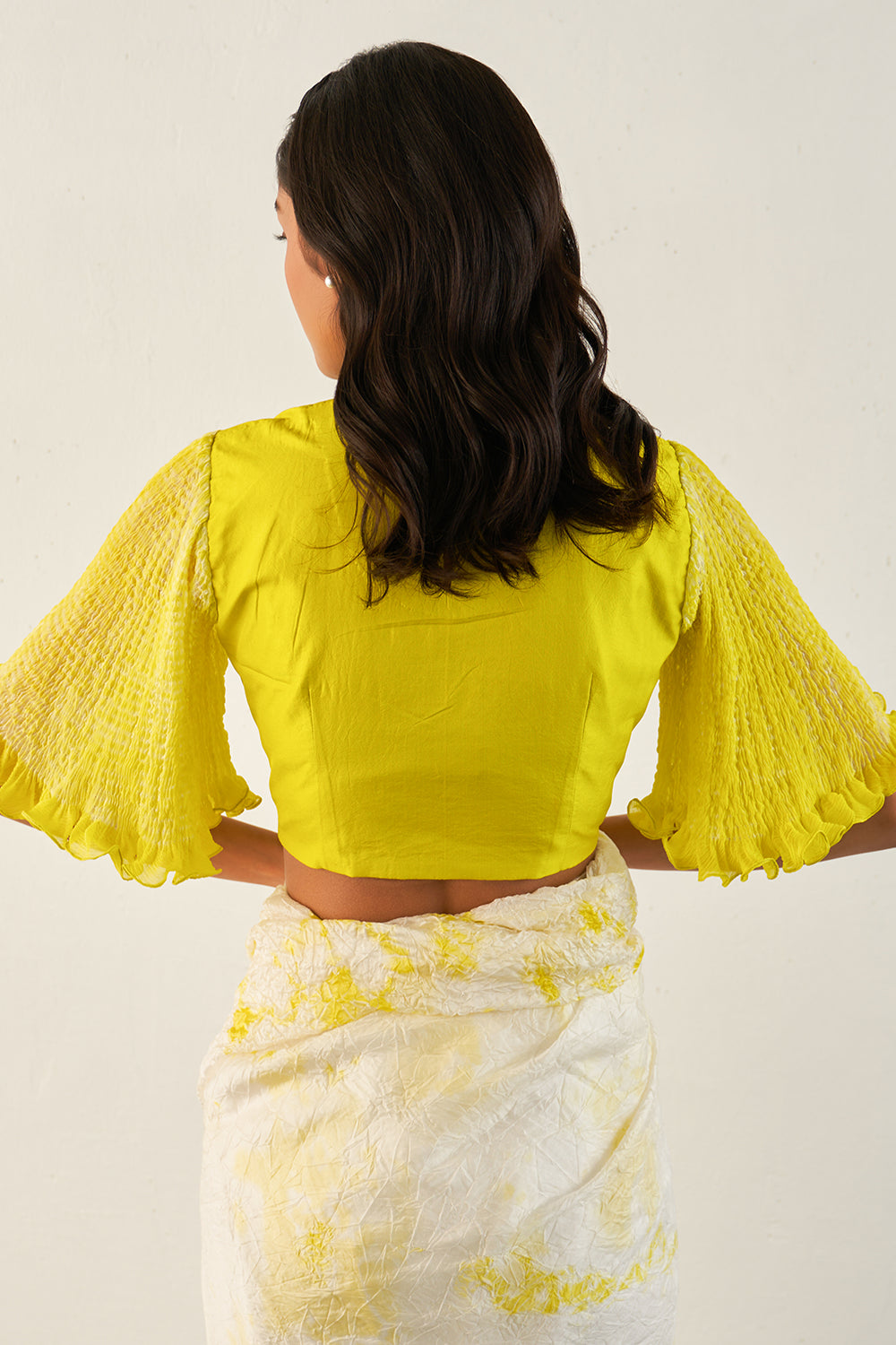 Lime Swirl Blouse
