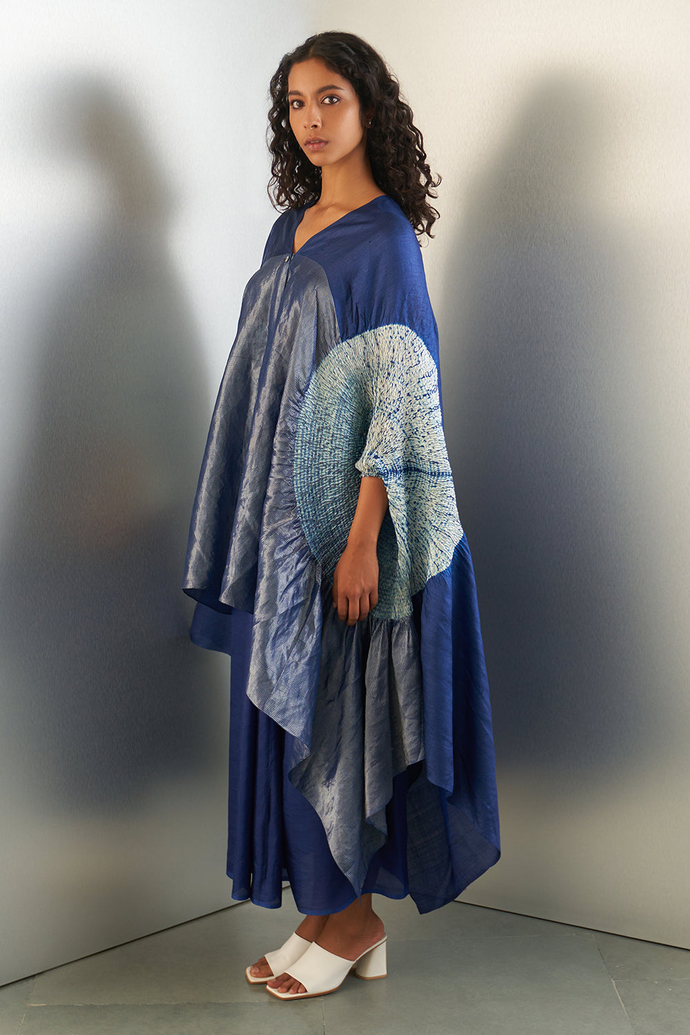 Navy Cape Shirt