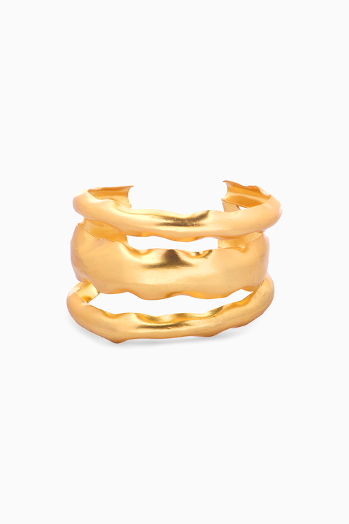 Gold Triple Cuff
