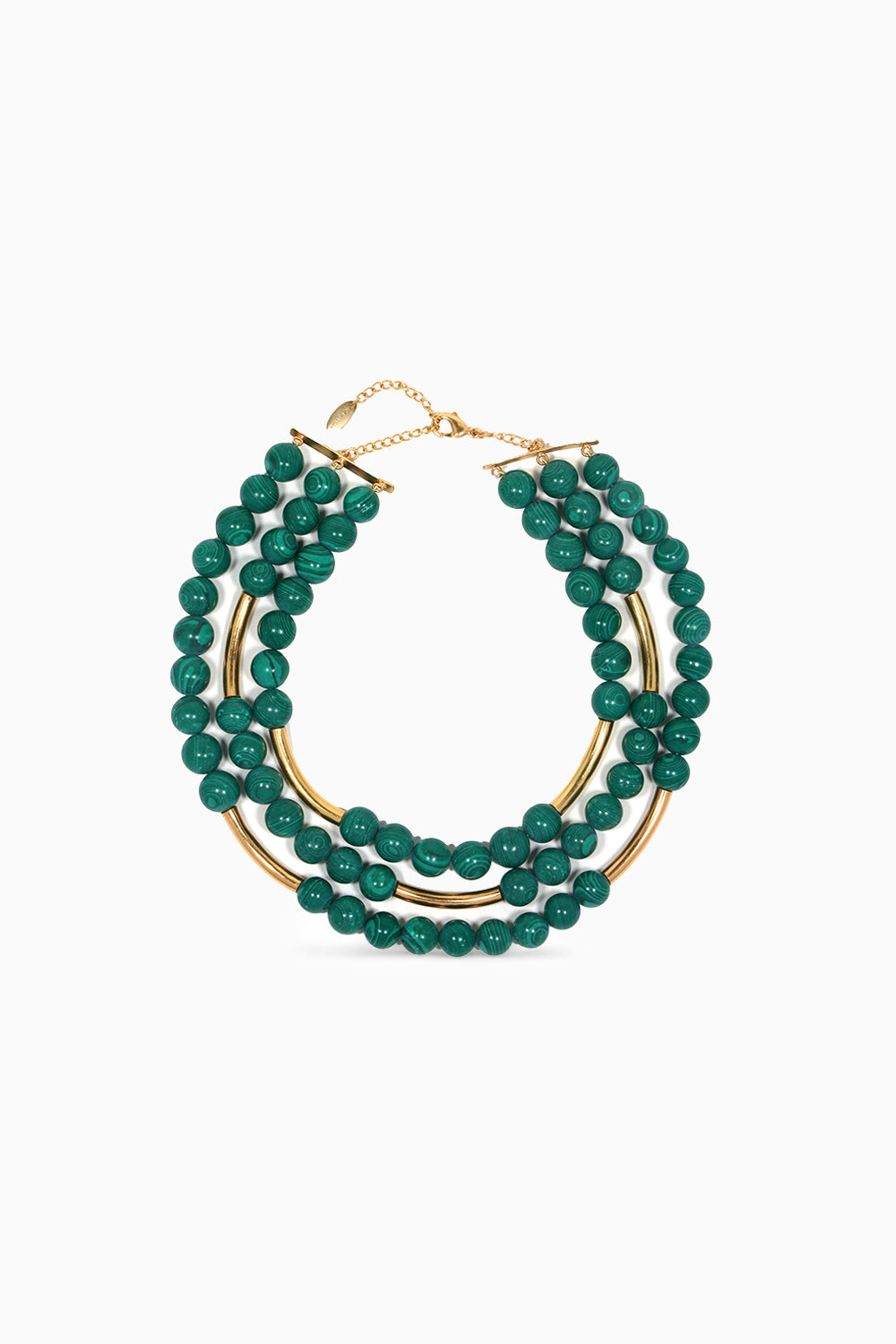 Bohême Beads Malachite Layered Necklace