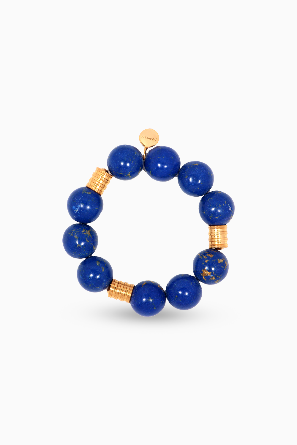 Bohême Beads Lapis Ball Bracelet