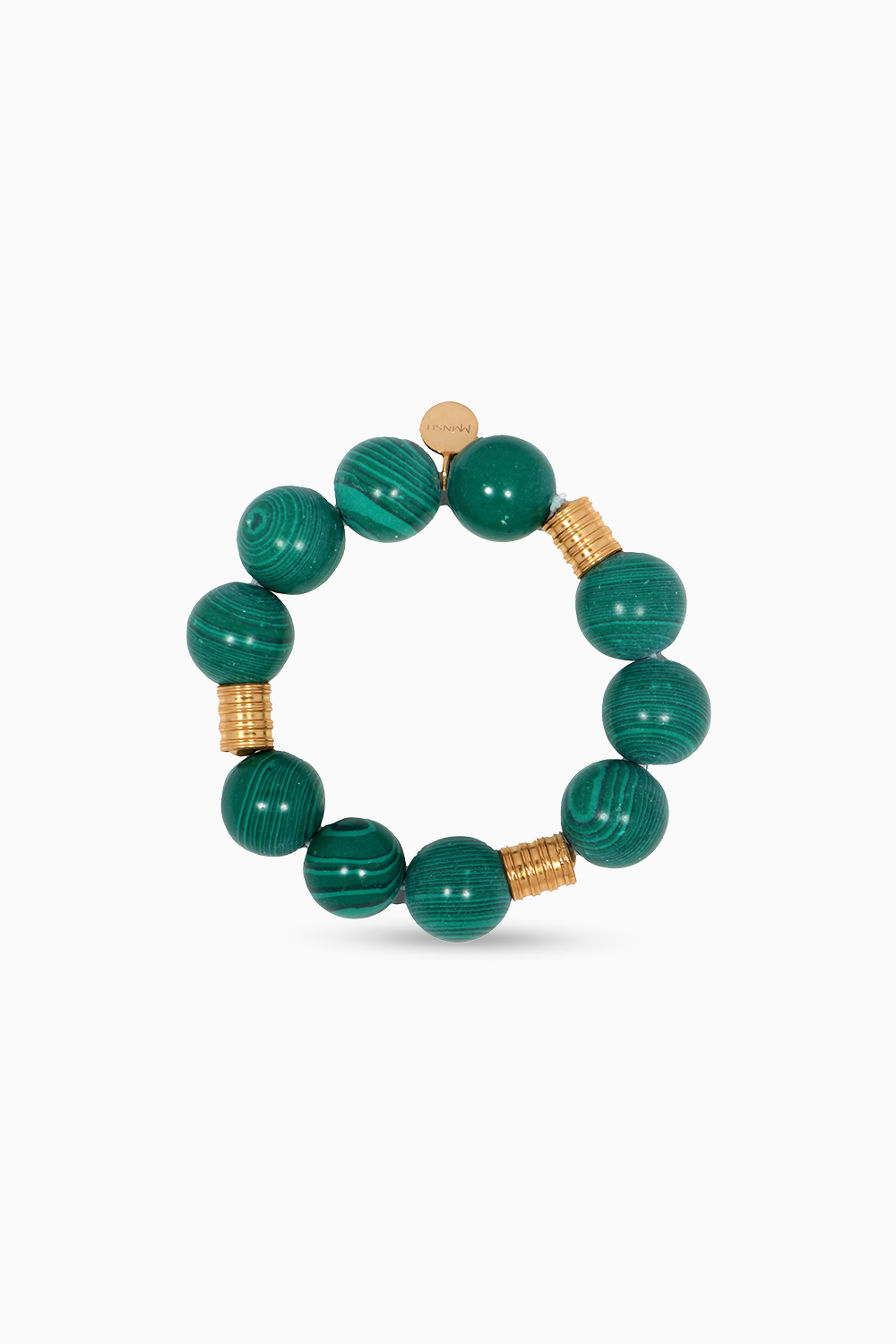 Bohême Beads Malachite Ball Bracelet