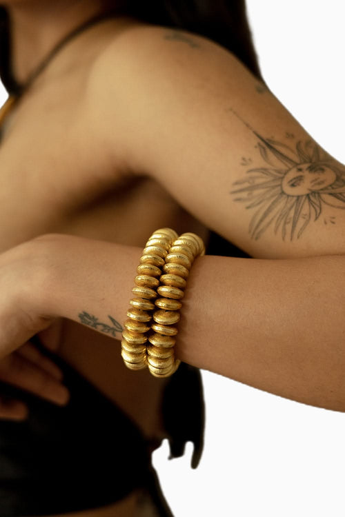 Disc Scrunchie Bracelet