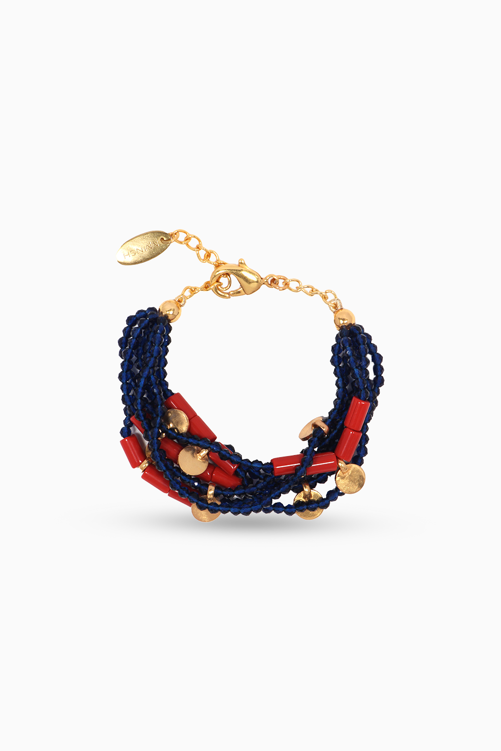 Bohême Beads Coral Bracelet