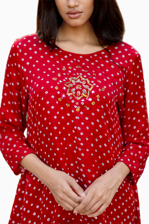 Asymmetrical Overlap Dhoti Set