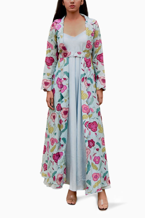 Cloudy Bloom Dress Set
