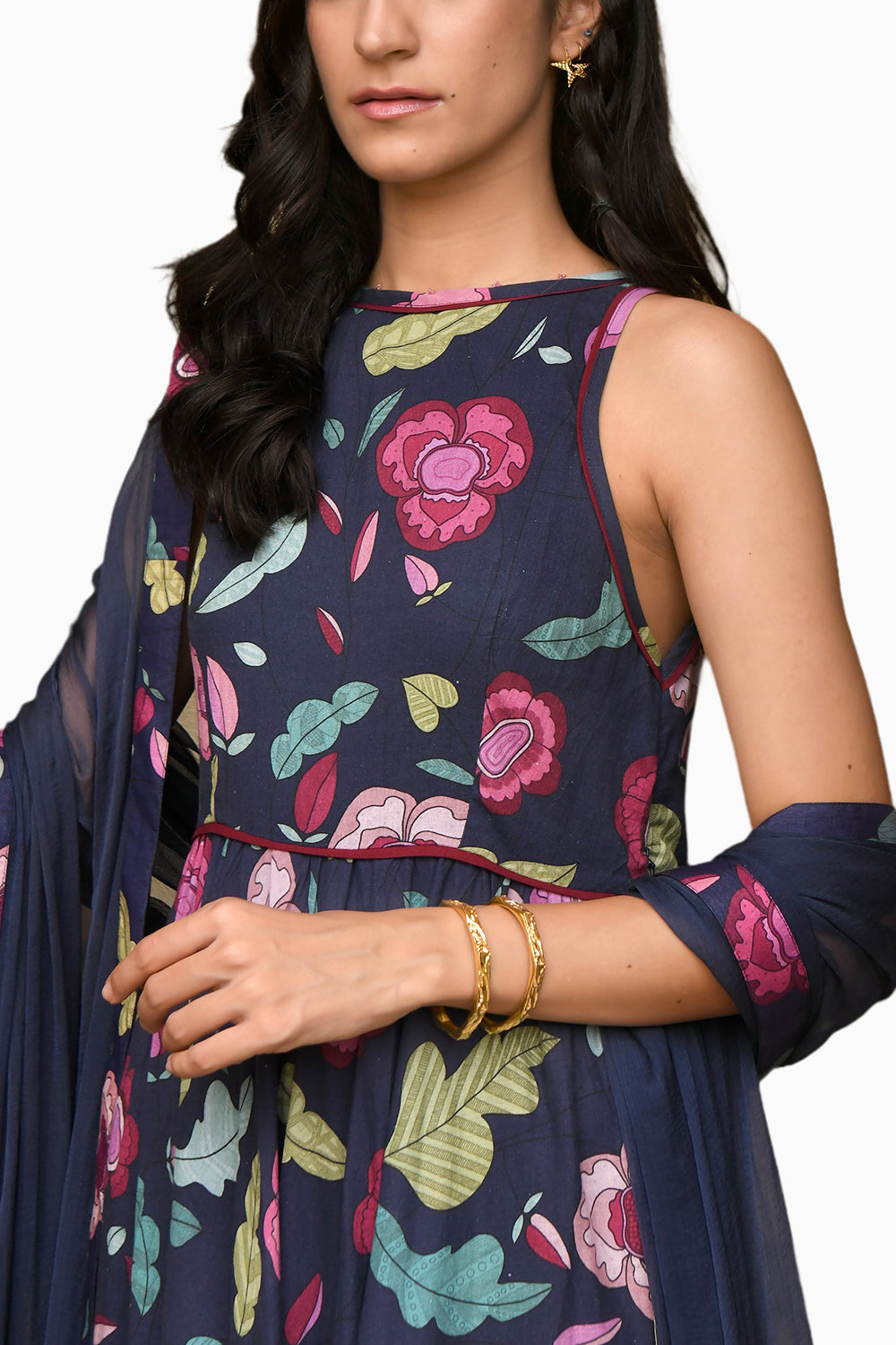 Berry Bloom Kurta Set