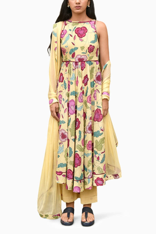 Canary Yellow Kurta Set
