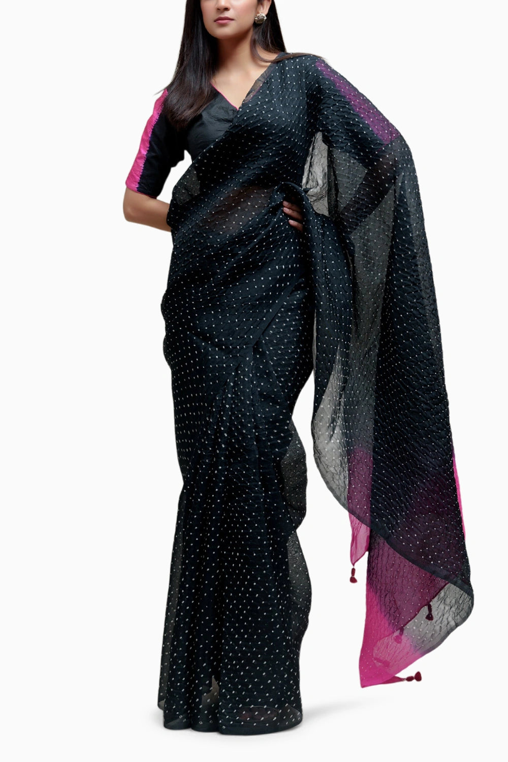 Black Rani Nisha Saree