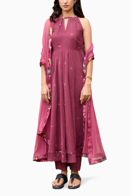 Hibiscus Bloom Kurta Set