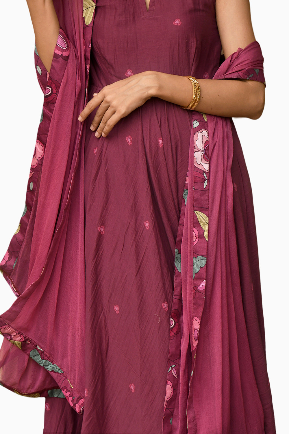 Hibiscus Bloom Kurta Set