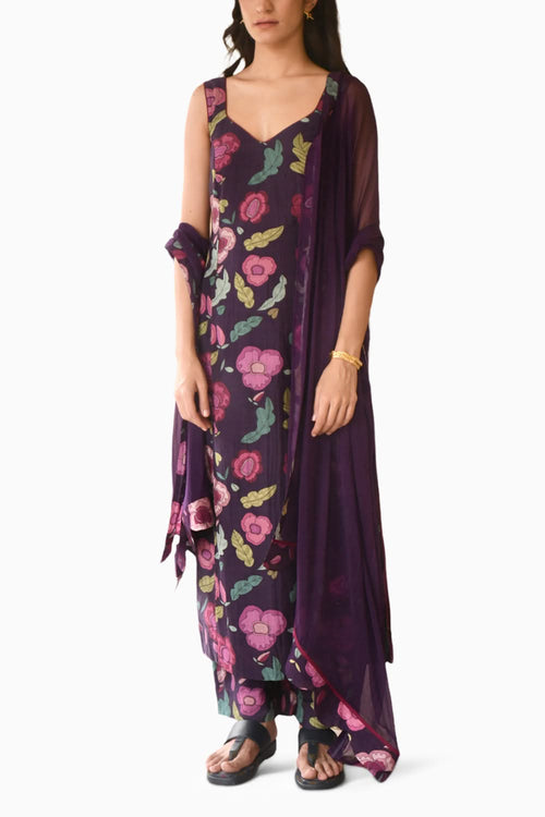Raisin Love Kurta Set