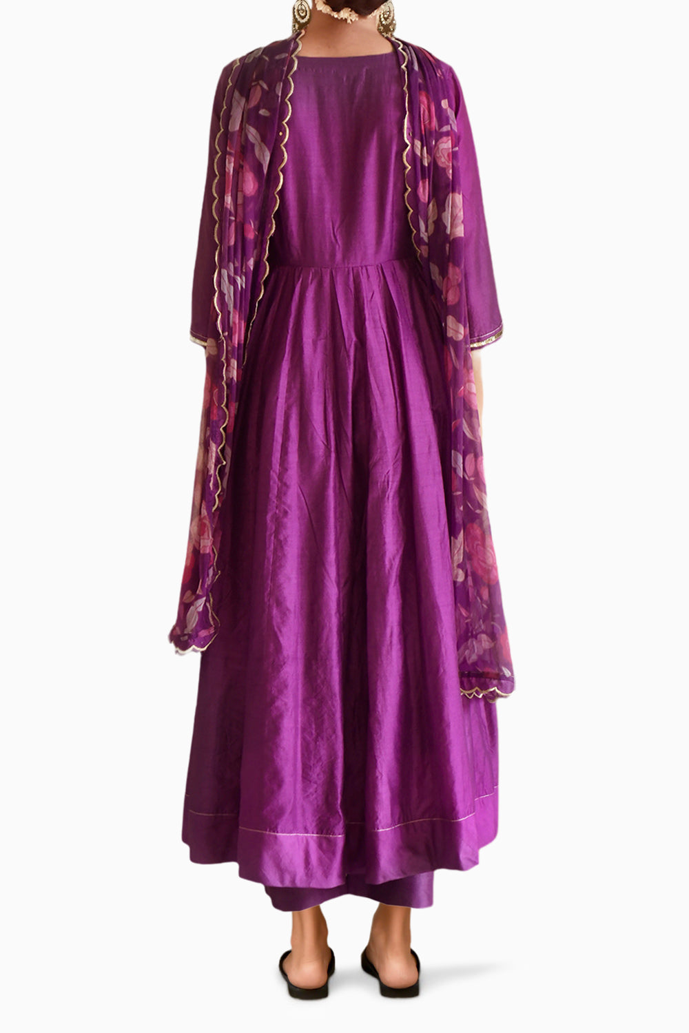 Russian Violet Kurta Set