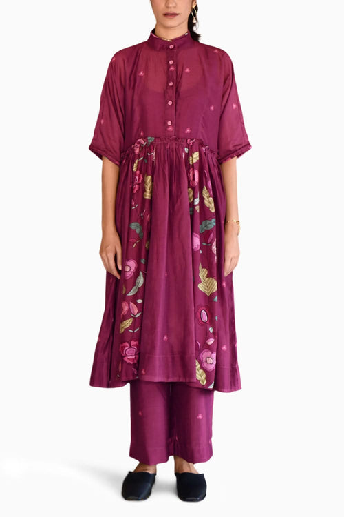 Mahogany Kurta Set